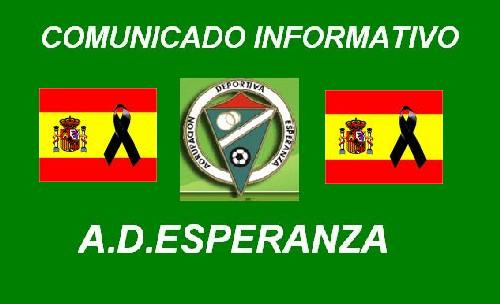 Comunicado Informativo A.D.Esperanza