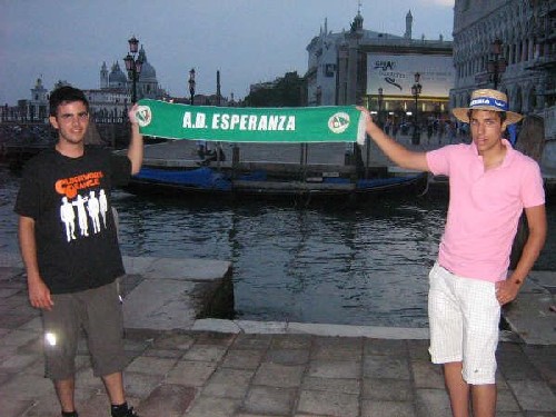 Antonio (Izquierda) y Daniel (Derecha) en Venecia Foto I