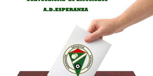 Abierto el plazo de presentación de candidaturas a la Presidencia de la A.D.Esperanza